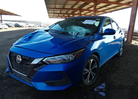 2022 Nissan Sentra Sv Xtronic Cvt z USA, uszkodzony, nr VIN 3N1AB8CV0NY218637